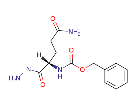 Molecular Structure of 4008-03-1 (<i>N</i><sup>2</sup>-benzyloxycarbonyl-L-glutamine hydrazide)