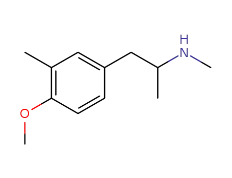 Molecular Structure of 827611-22-3 ([2-(4-methoxy-3-methyl-phenyl)-1-methyl-ethyl]-methyl-amine)