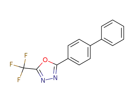 Molecular Structure of 887267-97-2 (2-BIPHENYL-4-YL-5-(TRIFLUOROMETHYL)-1,3,4-OXADIAZOL)