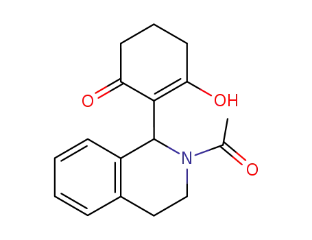1-(3-hydroxy-2-cyclohexen-1-on-2-yl)-2-acetyl-1,2,3,4-tetrahydroisoquinoline