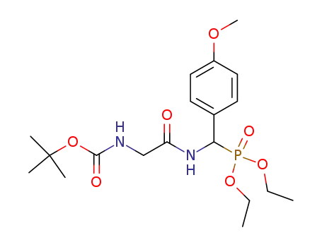 [(2-tert-Butoxycarbonylamino-acetylamino)-(4-methoxy-phenyl)-methyl]-phosphonic acid diethyl ester