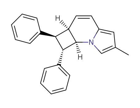 (1S,2S,2aR,7bR)-6-Methyl-1,2-diphenyl-1,2,2a,7b-tetrahydro-7a-aza-cyclobuta[e]indene
