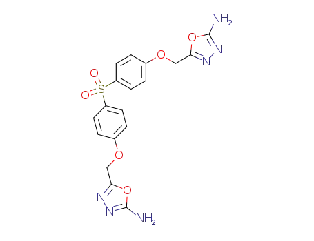 p,p'-bis(2-amino-1,3,4-oxadiazol-5-ylmethoxy)diphenyl sulphone