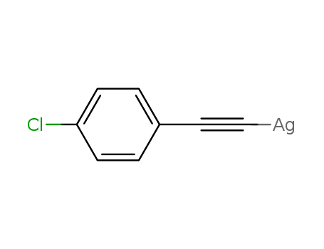 Molecular Structure of 49748-65-4 (Silver, [(4-chlorophenyl)ethynyl]-)