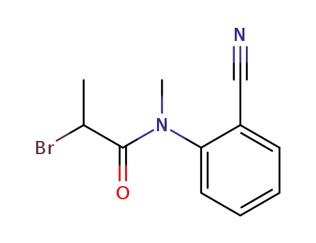 N-(2-bromopropionyl)-N-methyl-2-cyanoaniline