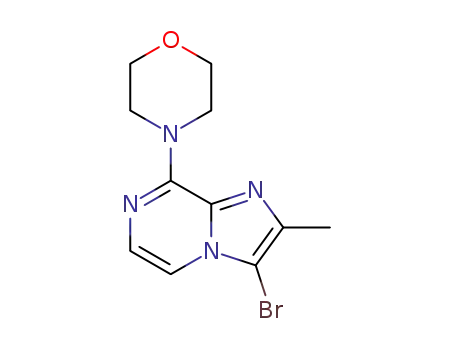 3-bromo-2-methyl-8-morpholin-4-ylimidazo[1,2-a]pyrazine