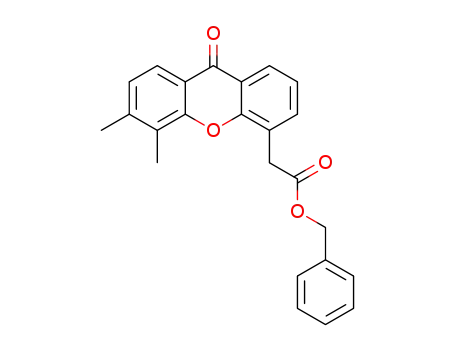 Molecular Structure of 1415113-22-2 (2-(5,6-dimethylxanthone-4-yl)acetic acid benzyl ester)