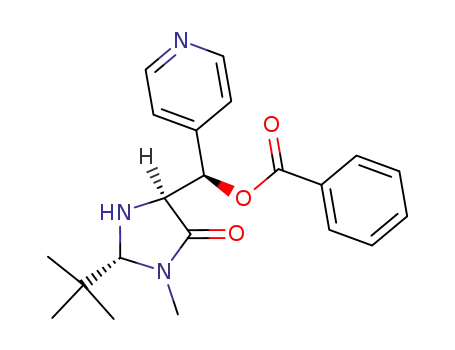 (2R,5S,1'R)-5-(benzoyloxy(4-pyridyl)methyl)-2-(tert-butyl)-3-methylimidazolidin-4-one