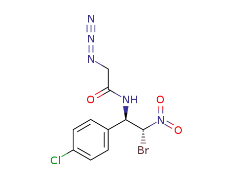 2-azido-N-((1R,2R)-2-bromo-1-(4-chlorophenyl)-2-nitroethyl)acetamide