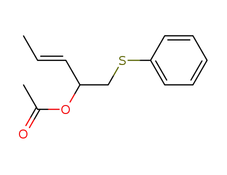 (E)-2-Acetoxy-1-phenylthio-3-pentene