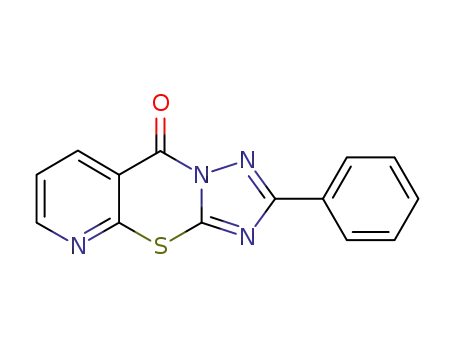 2-phenyl-s-triazolo<5,1-b>pyrido<3,2-e><1,3>thiazin-9(H)-one