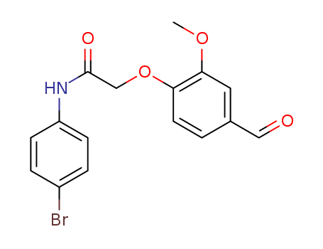 N-(4-BROMO-PHENYL)-2-(4-FORMYL-2-METHOXY-PHENOXY)-ACETAMIDE