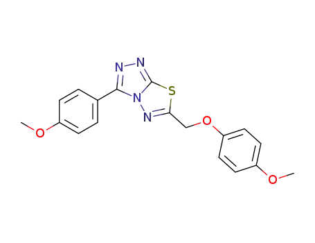 6-[(4-methoxyphenoxy)methyl]-3-(4-methoxyphenyl)[1,2,4]triazolo[3,4-b][1,3,4]thiadiazole