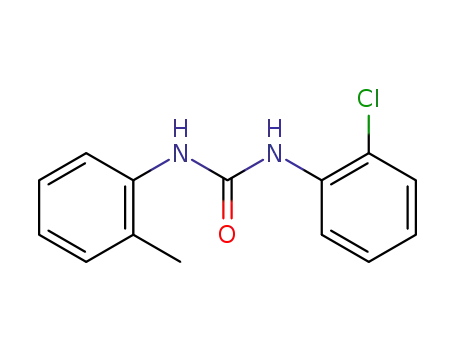 Molecular Structure of 13143-19-6 (N-(2-Chlorophenyl)-N'-(2-methylphenyl)urea)