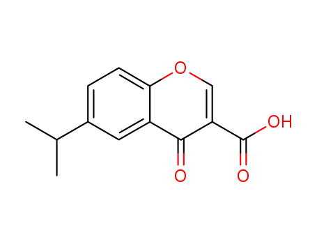 6-isopropyl-4-oxo-4<i>H</i>-chromene-3-carboxylic acid