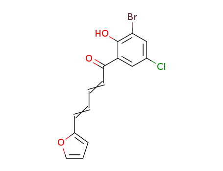 (2E,4E)-1-(3-Bromo-5-chloro-2-hydroxy-phenyl)-5-furan-2-yl-penta-2,4-dien-1-one