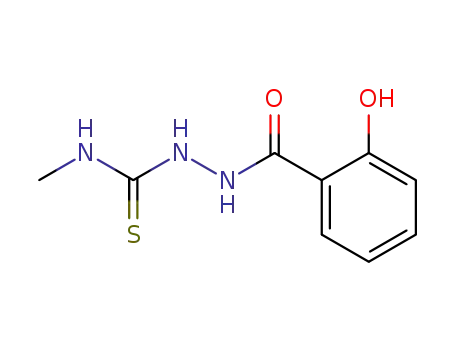 Molecular Structure of 63224-32-8 (2-(2-hydroxybenzoyl)-N-methylhydrazinecarbothioamide)