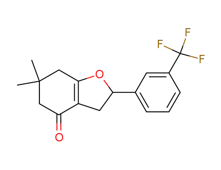 4(2H)-Benzofuranone,
3,5,6,7-tetrahydro-6,6-dimethyl-2-[4-(trifluoromethyl)phenyl]-