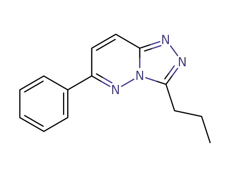 Molecular Structure of 66549-53-9 (1,2,4-Triazolo[4,3-b]pyridazine, 6-phenyl-3-propyl-)