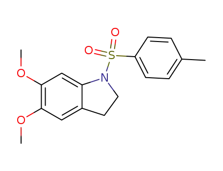 1H-Indole, 2,3-dihydro-5,6-dimethoxy-1-[(4-methylphenyl)sulfonyl]-