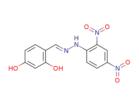 Molecular Structure of 1237-66-7 (2,4-Dihydroxybenzaldehyde 2,4-dinitrophenyl hydrazone)