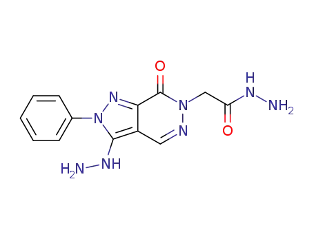 2-(3-hydrazinyl-7-oxo-2-phenyl-2H-pyrazolo[3,4-d]pyridazine-6(7H)-yl)acetohydrazide