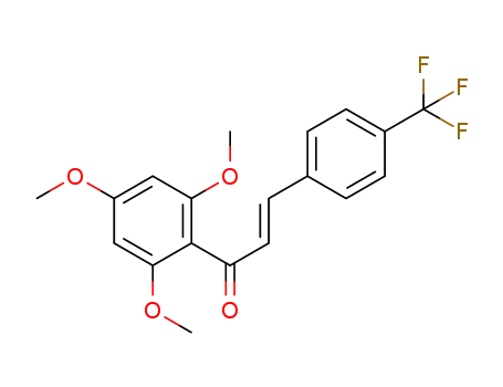(2E)-1-(2,4,6-trimethoxyphenyl)-3-(4-(trifluoromethyl)phenyl)-2-propen-1-one