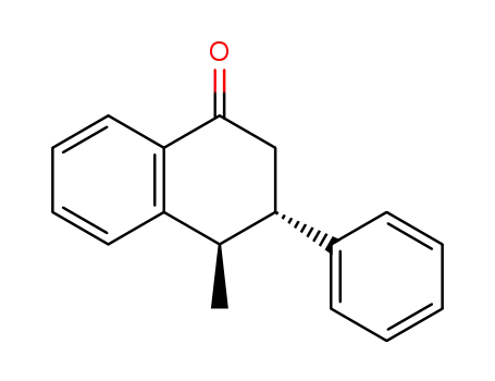 (+/-)-<i>trans</i>-4-Oxo-1-methyl-2-phenyl-tetralin