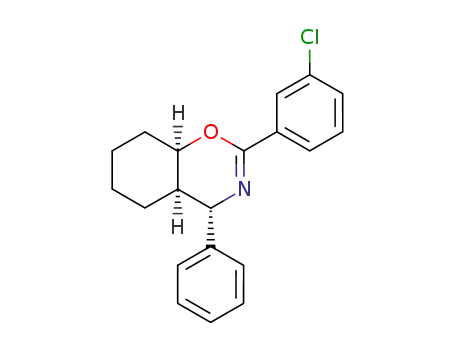 3-p-Chlorophenyl-5t-phenyl-2-oxa-4-aza-1r,6c-bicyclo<4.4.0>dec-3-ene
