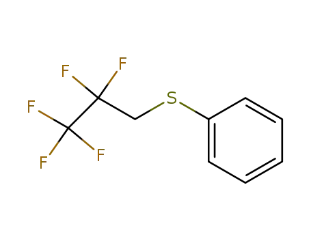 Molecular Structure of 129264-95-5 (Phenyl 2,2,3,3,3-pentafluoropropyl sulfide)