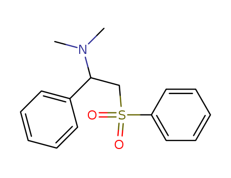 Benzenemethanamine,N,N-dimethyl-a-[(phenylsulfonyl)methyl]- cas  65885-20-3