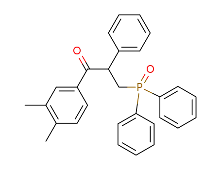 1-(3,4-dimethylphenyl)-3-(diphenylphosphoryl)-2-phenylpropan-1-one