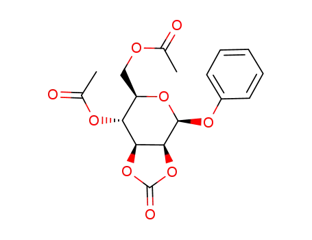 Acetic acid (3aS,4S,6R,7R,7aS)-6-acetoxymethyl-2-oxo-4-phenoxy-tetrahydro-[1,3]dioxolo[4,5-c]pyran-7-yl ester