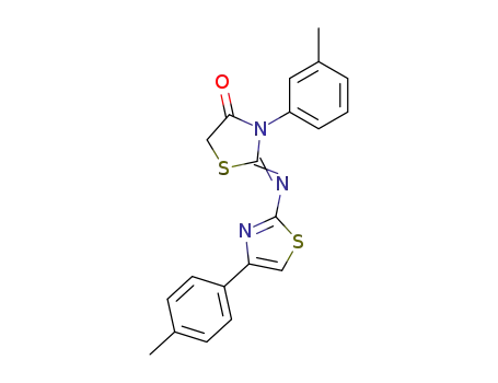 4-Thiazolidinone,
3-(3-methylphenyl)-2-[[4-(4-methylphenyl)-2-thiazolyl]imino]-