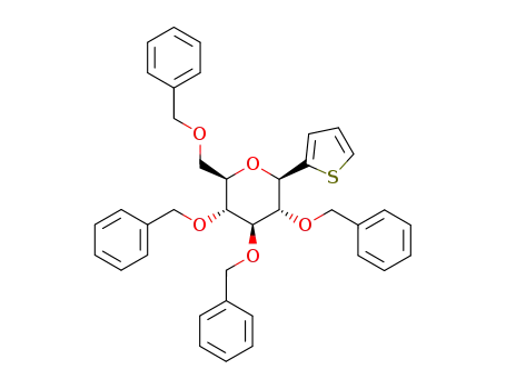 (1R)-1,5-anhydro-2,3,4,6-tetra-O-benzyl-1-C-(2-thienyl)-D-glucitol