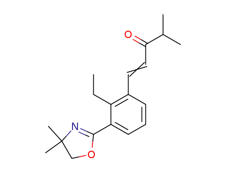 1-<3-(4,4-dimethyl-4,5-dihydrooxazol-2-yl)-2-ethylphenyl>-4-methylpent-1-en-3-one