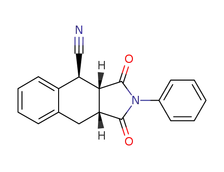 (3aS,4S,9aR)-1,3-Dioxo-2-phenyl-2,3,3a,4,9,9a-hexahydro-1H-benzo[f]isoindole-4-carbonitrile