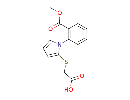 <N-(2-methoxycarbonylphenyl)-2-pyrrolylthio>acetic acid