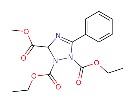 1,2,-dicarbethoxy-3-phenyl-5-carbmethoxy-Δ<sup>3</sup>-1,2,4-triazoline