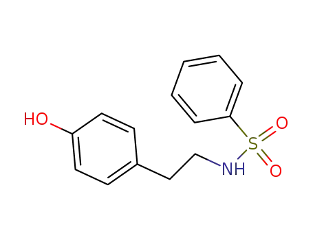 Benzenesulfonamide, N-[2-(4-hydroxyphenyl)ethyl]-
