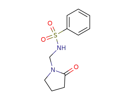 Benzenesulfonamide, N-[(2-oxo-1-pyrrolidinyl)methyl]-