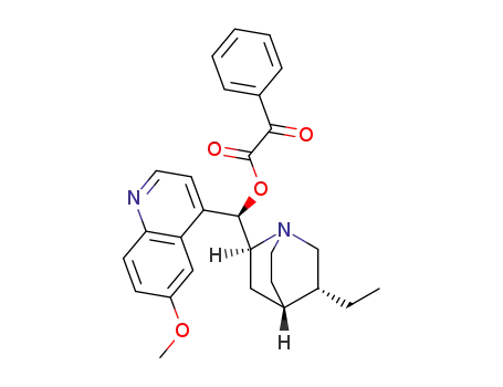 Molecular Structure of 111015-49-7 (phenylglyoxylate de la (-)-10,11-dihydroquinine)