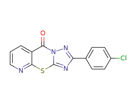 2-(4-Chloro-phenyl)-9-thia-1,3,3a,8-tetraaza-cyclopenta[b]naphthalen-4-one