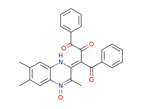 2-<α-(phenylglyoxyloyl)phenacylidene>-3,6,7-trimethylquinoxaline 4-oxide