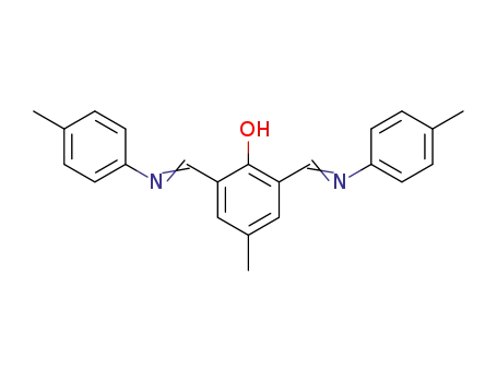 Phenol, 4-methyl-2,6-bis[[(4-methylphenyl)imino]methyl]-