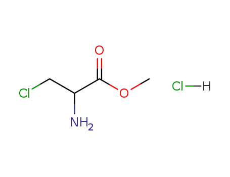 Molecular Structure of 33646-31-0 (D,L-3-CHLOROALANINE METHYL ESTER HYDROCHLORIDE)
