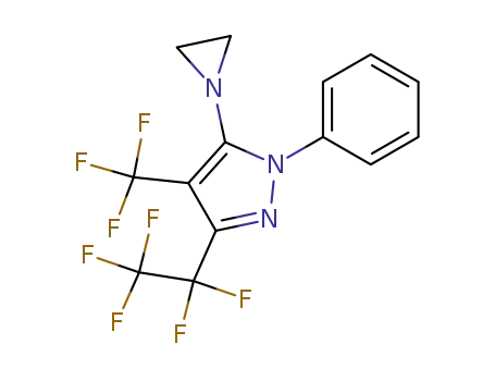 5-Aziridin-1-yl-3-pentafluoroethyl-1-phenyl-4-trifluoromethyl-1H-pyrazole