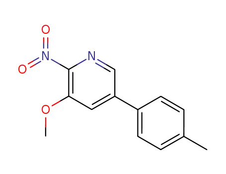 3-methoxy-5-(4-methylphenyl)-2-nitropyridine