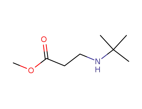 Molecular Structure of 21539-55-9 (Methyl 3-(tert-butylamino)propanoate)