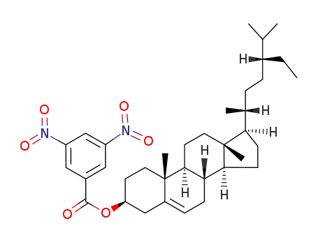 Molecular Structure of 1065-41-4 (<i>O</i>-(3.5-dinitro-benzoyl)-(β)-sitosterol)